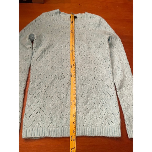 TALBOTS Petite Beautiful Soft Light Blue Sweater Size P (XS) Womens - Picture 7 of 10